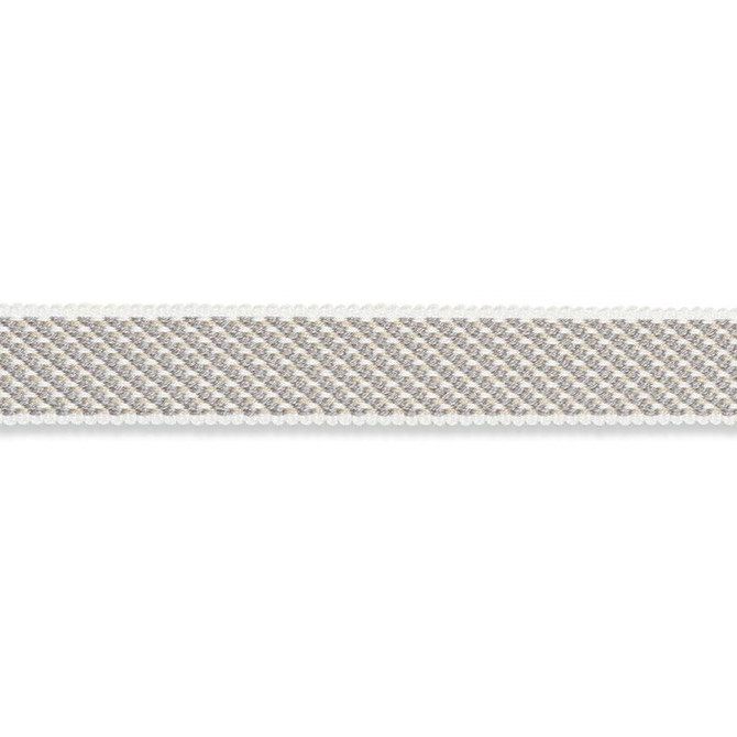Winston Cotton Braid Narrow Charcoal 74841 by Schumacher Trim Perfect Basics: Trims - Fabric Carolina -