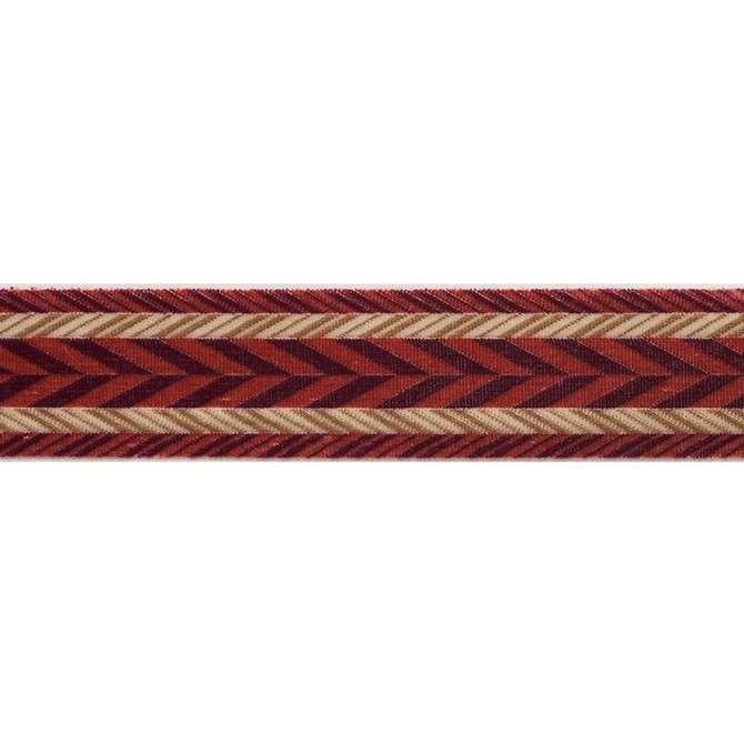 Stinson Tape Ruby 74261 by Schumacher Trim Relaxed Glamour 1.25" - Fabric Carolina -