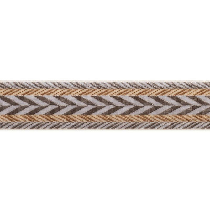 Stinson Tape Flax 74264 by Schumacher Trim Relaxed Glamour 1.25" - Fabric Carolina -