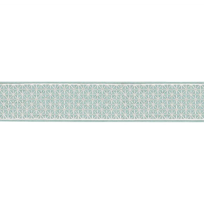 Directoire Tape Teal 68641 by Schumacher Trim Timothy Corrigan - Fabric Carolina -