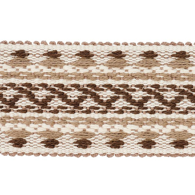 Loveland Brown 78162 by Schumacher Trim True West - Fabric Carolina -