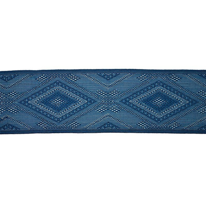 Boulton Tape Blue 77591 by Schumacher Trim New Traditional - Fabric Carolina -