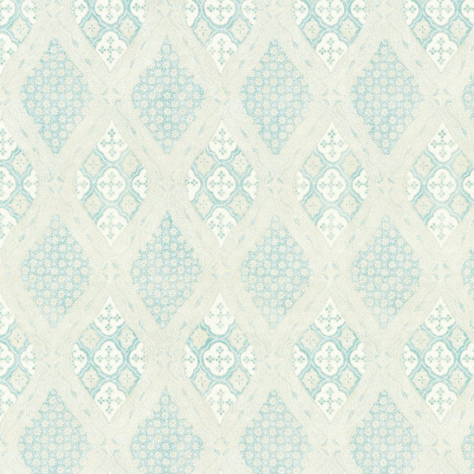 Farrah Print/Misty Island 16626-001 by Scalamandre Fabric PACIFICA 53% LINEN 35% COTTON 12% NYLON UNITED KINGDOM MEDIUM DUTY Horizontal: 11" and Vertical: 13.75" 55.5" - Fabric Carolina -