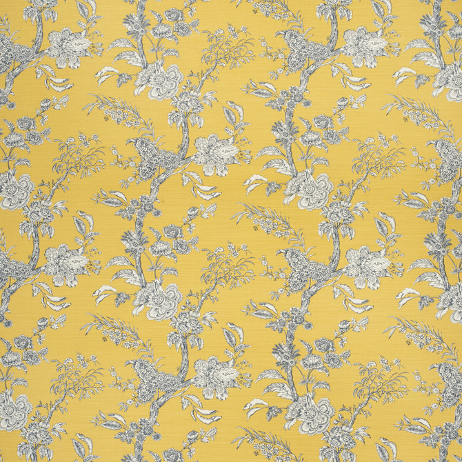 Beijing Blossom Amb/Navy by Lee Jofa Fabric PAOLO MOSCHINO FABRICS LINEN - 67%;COTTON - 33% United Kingdom HEAVY Horizontal: 24.8 and Vertical: 23.03 51.18 - Fabric Carolina -