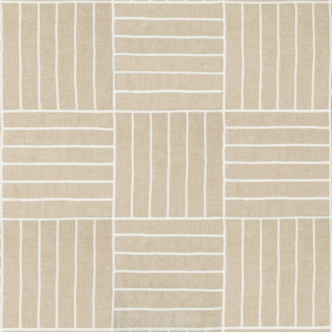 Local Grid Natural by Kravet Design Fabric BARCLAY BUTERA SAGAMORE LINEN - 93%;POLYESTER - 7% India - Horizontal: 26 and Vertical: 26 52 - Fabric Carolina -