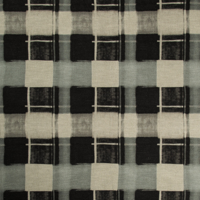 Blockaded Kohl by Kravet Design Fabric BARCLAY BUTERA SAGAMORE LINEN - 52%;VISCOSE - 33%;COTTON - 15% Italy HEAVY Horizontal: 13.77 and Vertical: 21 54 - Fabric Carolina -