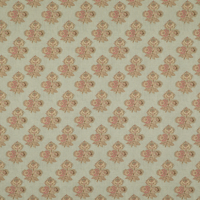 Poppy Paisley Aqua by G P & J Baker Fabric COROMANDEL SMALL PRINTS VISCOSE - 82%;LINEN - 18% United Kingdom - Horizontal: 5.4372 and Vertical: 5.91 54.372 - Fabric Carolina -