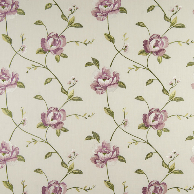 Alderley Rose by Clarke And Clarke Fabric CLARKE & CLARKE TATTON LINENS VISCOSE - 70%;LINEN - 30% India - Horizontal: 17.13 and Vertical: 12.32 52 - Fabric Carolina -