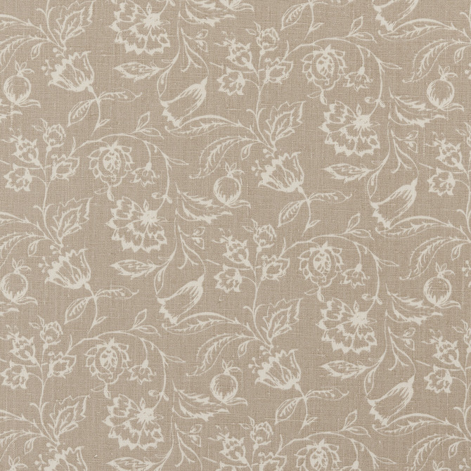 Marie Linen by Clarke And Clarke Fabric CLARKE & CLARKE CLARISSE FABRICS LINEN - 100% Turkey MEDIUM Horizontal: 6.81 and Vertical: 6.3 55 - Fabric Carolina -
