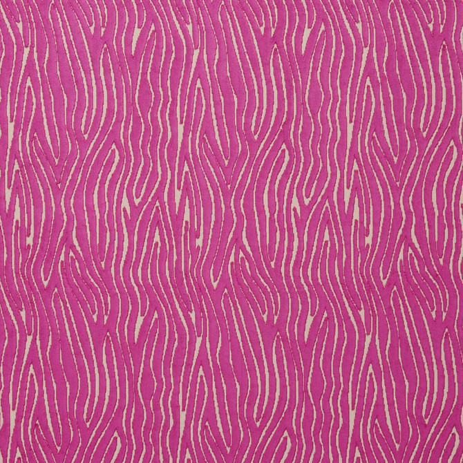 Onda Fuchsia by Clarke And Clarke Fabric CLARKE & CLARKE DIMENSIONS VISCOSE - 52%;POLYESTER - 48% Turkey HEAVY Horizontal: 6.89 and Vertical: 12.2 54 - Fabric Carolina -