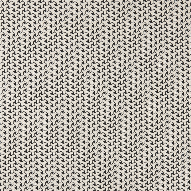 Bw1034 Black/White by Clarke And Clarke Fabric CLARKE & CLARKE BLACK + WHITE VISCOSE - 44%;POLYESTER - 38%;COTTON - 18% Italy HEAVY Horizontal: 1.38 and Vertical: 0.71 55 - Fabric Carolina -