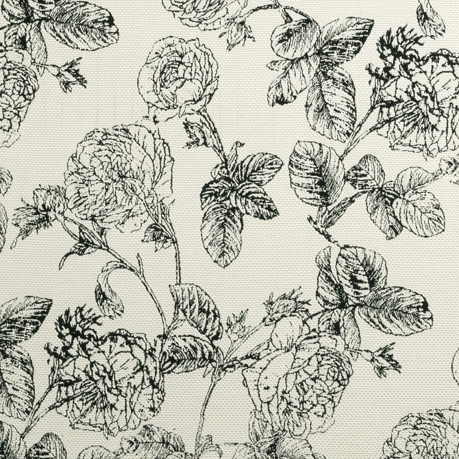 Bw1035 Black/White by Clarke And Clarke Fabric CLARKE & CLARKE BLACK + WHITE VISCOSE - 67%;COTTON - 18%;POLYESTER - 15% Italy HEAVY Horizontal: 27.56 and Vertical: 25.39 55 - Fabric Carolina -