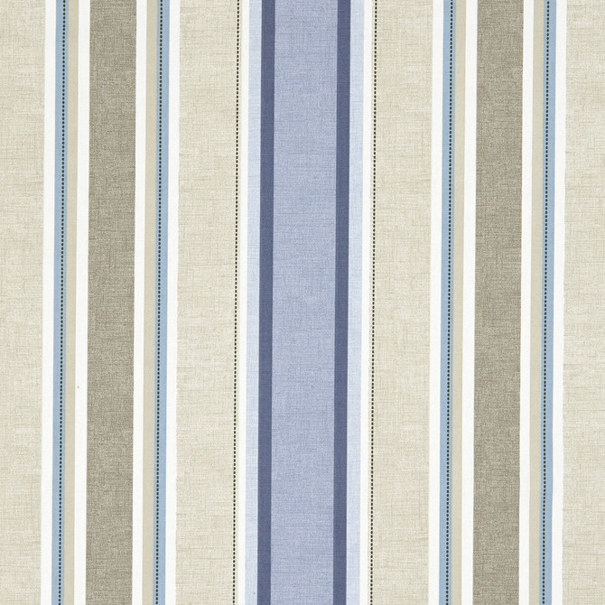 Luella Denim by Clarke And Clarke Fabric CLARKE & CLARKE OCTAVIA COTTON - 100% Turkey MEDIUM Horizontal: 13.5 and Vertical: 0 54 - Fabric Carolina -