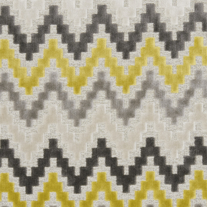 Empire Chartreuse by Clarke And Clarke Fabric CLARKE & CLARKE MANHATTAN VISCOSE - 52%;POLYESTER - 48% India HEAVY Horizontal: 3.35 and Vertical: 9.45 54 - Fabric Carolina -