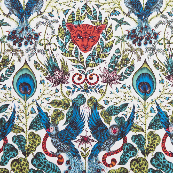 Amazon Jungle by Clarke And Clarke Fabric Clarke And Clarke Fabric Amazon JungleFabric ANIMALIA BY EMMA J SHIPLEY FOR C&C COTTON - 100% United Kingdom </p><p>Repeat: H: 13.58, V: 24.61 54 - Fabric Carolina -