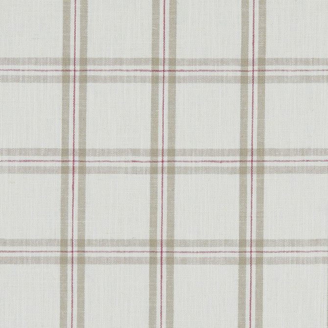 Kelmscott Raspberry/Linen by Clarke And Clarke Fabric CLARKE & CLARKE AVEBURY VISCOSE - 75%;LINEN - 25% India HEAVY Horizontal: 3.43 and Vertical: 3.43 54 - Fabric Carolina -