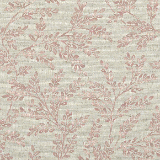 Ferndown Blush by Clarke And Clarke Fabric CLARKE & CLARKE HERITAGE COTTON - 45%;VISCOSE - 44%;LINEN - 11% Turkey HEAVY Horizontal: 13.78 and Vertical: 15.55 54 - Fabric Carolina -