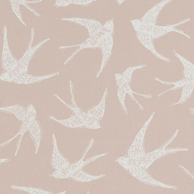 Fly Away Sorbet by Clarke And Clarke Fabric CLARKE & CLARKE LAND & SEA COTTON - 100% Turkey MEDIUM Horizontal: 17.99 and Vertical: 24.8 54 - Fabric Carolina -