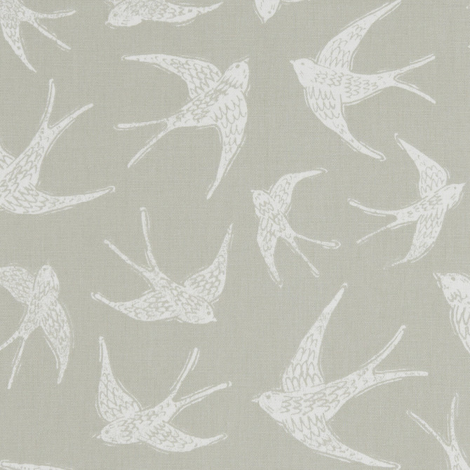 Fly Away Taupe by Clarke And Clarke Fabric CLARKE & CLARKE LAND & SEA COTTON - 100% Turkey MEDIUM Horizontal: 17.99 and Vertical: 24.8 54 - Fabric Carolina -