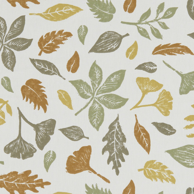 Hawthorn Autumn by Clarke And Clarke Fabric CLARKE & CLARKE LAND & SEA COTTON - 100% Turkey MEDIUM Horizontal: 13.5 and Vertical: 12.4 54 - Fabric Carolina -