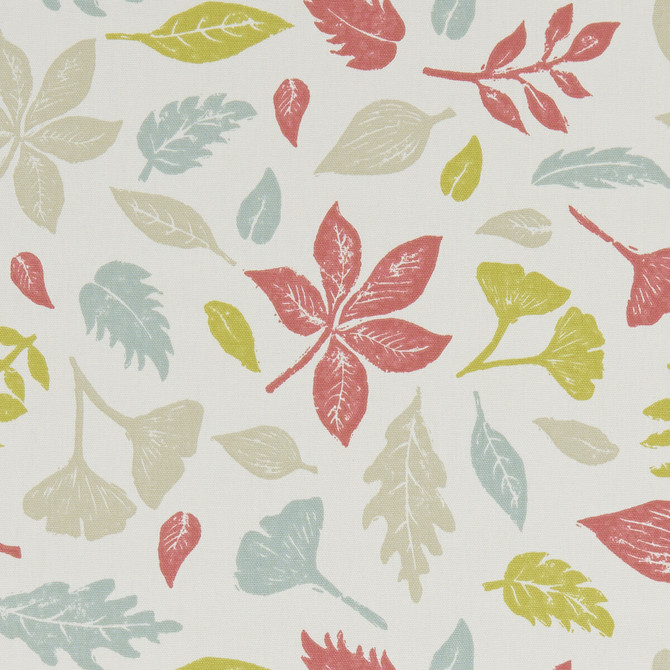 Hawthorn Summer by Clarke And Clarke Fabric CLARKE & CLARKE LAND & SEA COTTON - 100% Turkey MEDIUM Horizontal: 13.5 and Vertical: 12.4 54 - Fabric Carolina -