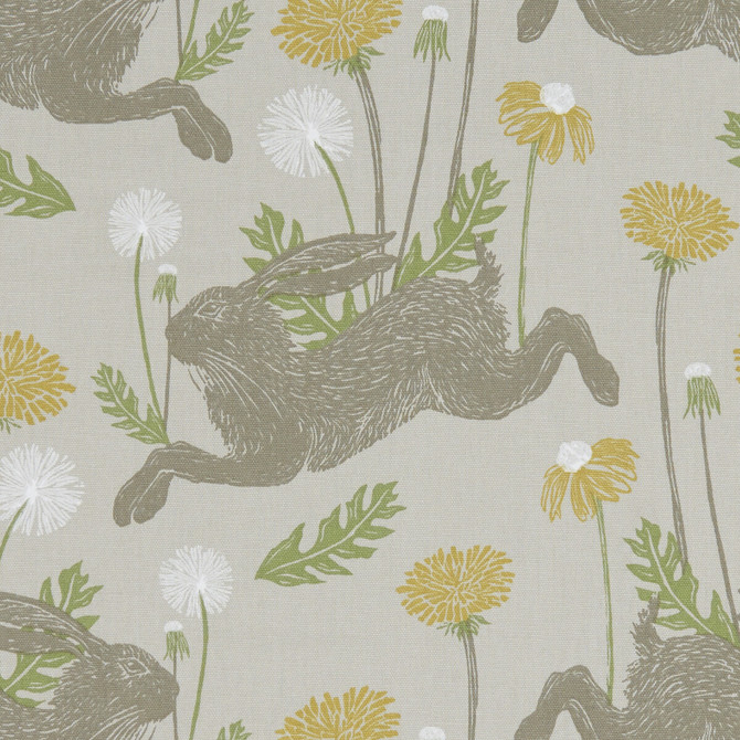 March Hare Linen by Clarke And Clarke Fabric CLARKE & CLARKE LAND & SEA COTTON - 100% Turkey MEDIUM Horizontal: 13.5 and Vertical: 12.4 54 - Fabric Carolina -