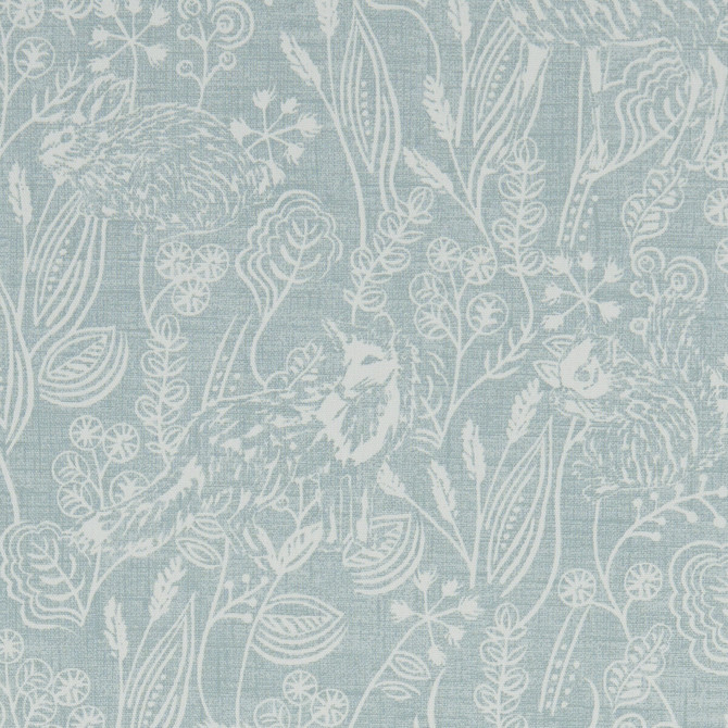 Westleton Duckegg by Clarke And Clarke Fabric CLARKE & CLARKE LAND & SEA COTTON - 100% Turkey MEDIUM Horizontal: 26.97 and Vertical: 15.94 54 - Fabric Carolina -