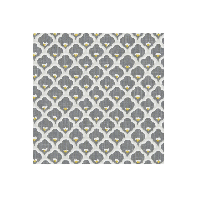 Sensu Charcoal by Clarke And Clarke Fabric CLARKE & CLARKE ORIENTAL GARDEN COTTON - 90%;LINEN - 10% United Kingdom MEDIUM Horizontal: 4.41 and Vertical: 3.11 54 - Fabric Carolina -