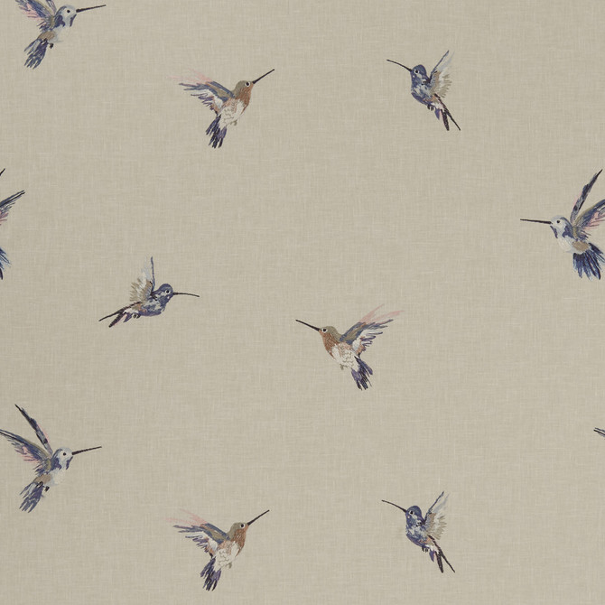 Woodstar Pastel by Clarke And Clarke Fabric CLARKE & CLARKE EXOTICA POLYESTER - 52%;COTTON - 48% India Horizontal: 25.625 and Vertical: 19 54 - Fabric Carolina -