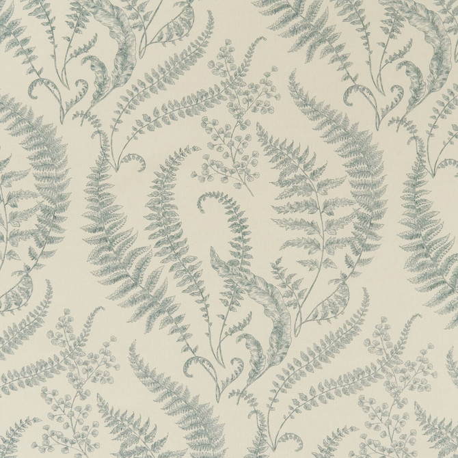 Folium Mineral by Clarke And Clarke Fabric CLARKE & CLARKE EDEN COTTON - 90%;LINEN - 10% Spain MEDIUM Horizontal: 17.75 and Vertical: 31.5 54.375 - Fabric Carolina -