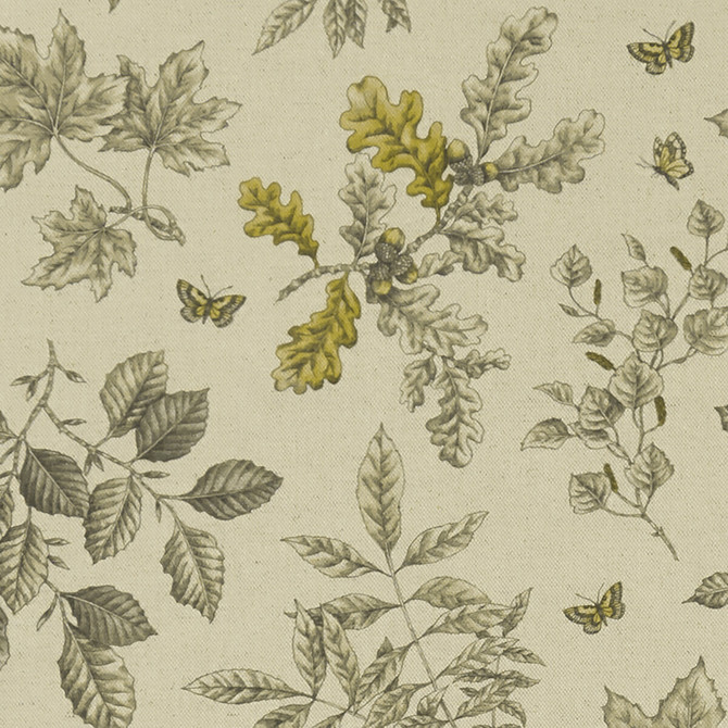 Hortus Linen by Clarke And Clarke Fabric CLARKE & CLARKE EDEN COTTON - 90%;LINEN - 10% Spain MEDIUM Horizontal: 13.375 and Vertical: 23.625 54.375 - Fabric Carolina -