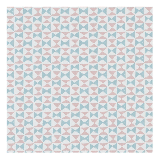 Orianna Blush/Mineral by Clarke And Clarke Fabric CLARKE & CLARKE CO-ORDINATES COTTON - 100% Turkey MEDIUM Horizontal: 1.375 and Vertical: 1.625 54 - Fabric Carolina -