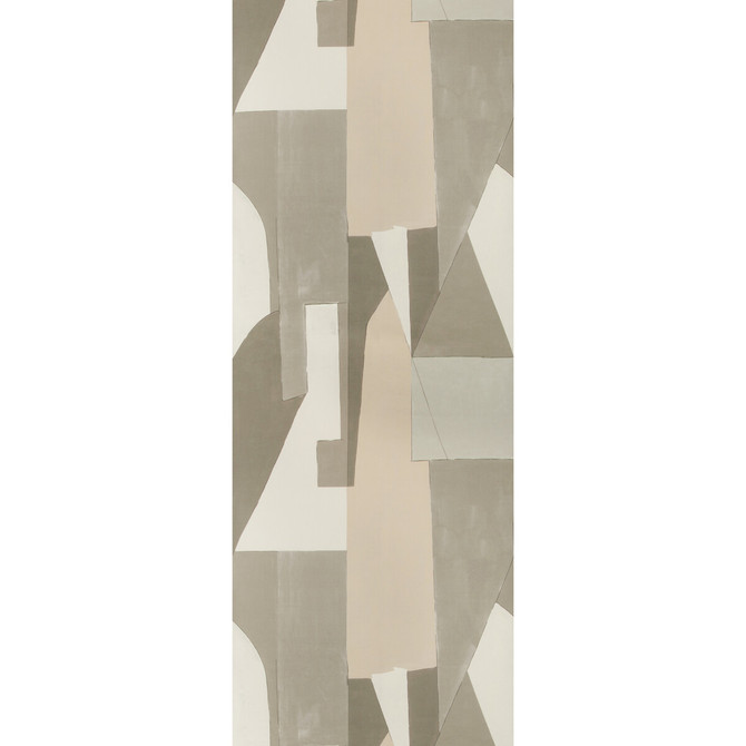 District Paper Alabaster by Groundworks Wallcovering KELLY WEARSTLER WALLPAPERS V CELLULOSE - 60%;POLYESTER - 24%;MINERAL FILLERS - 12%;BINDER - 4% Italy Horizontal: 26.77 and Vertical: 42.18 26.77 - Fabric Carolina -