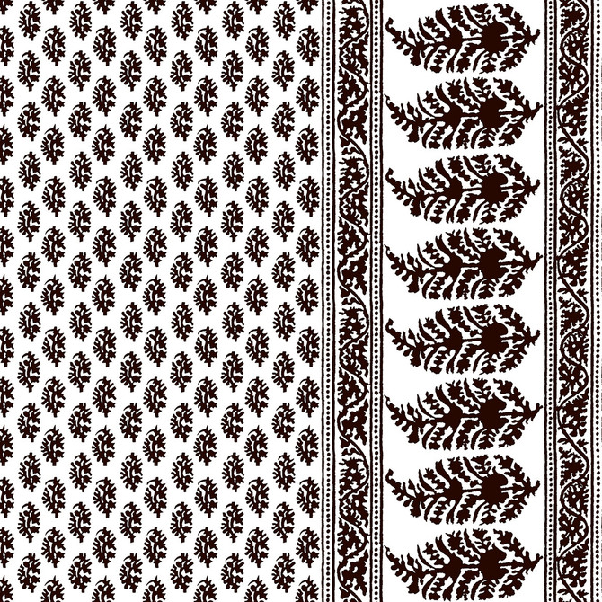 Aravaquita Chocolate by Gaston Y Daniela Fabric LORENZO CASTILLO V COTTON - 61%;LINEN - 39% Spain MEDIUM Horizontal: 54 and Vertical: 5.7 54 - Fabric Carolina -