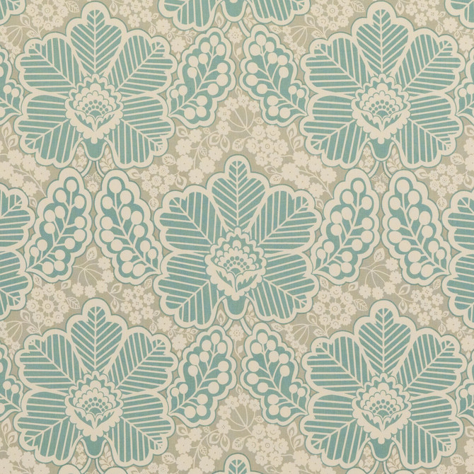 Arbour Aqua by Baker Lifestyle Fabric Baker Lifestyle Fabric Arbour AquaFabric BLOCK PARTY COTTON - 100% India </p><p>Repeat: H: 17.336, V: 17.73 52.796 - Fabric Carolina -