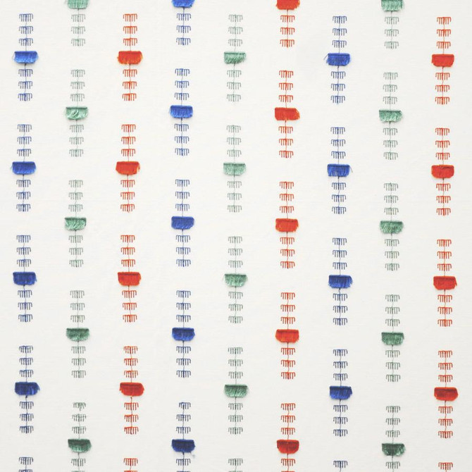 Flag Bearer # 302 Fiesta by Maxwell Fabric Color Theory-Vol.V Sorbet 60% COTTON/17% POLYESTER 15% RAYON INDIA V-3.75"H-10.4" 54"EMB.52" - Fabric Carolina -