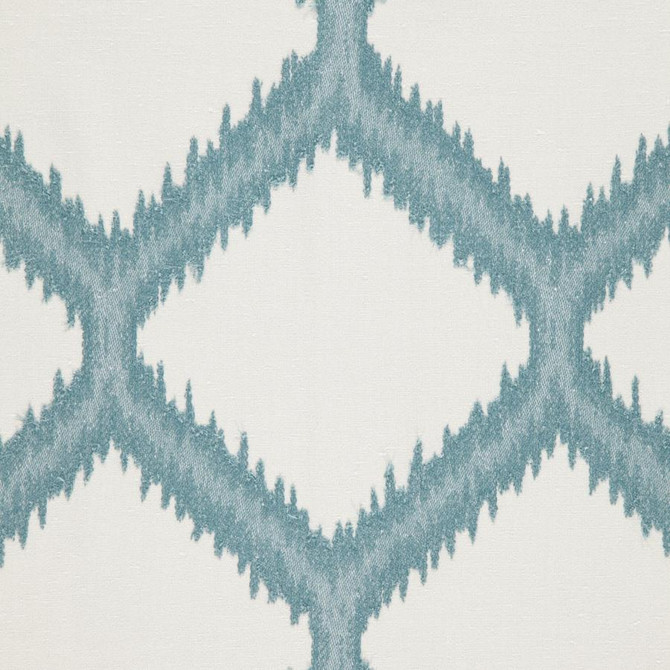 Marcel # 616 Spa by Maxwell Fabric Wide Width Drapery 100% POLYESTER TURKEY V-14.75"H-10.75" 117.75" - Fabric Carolina -