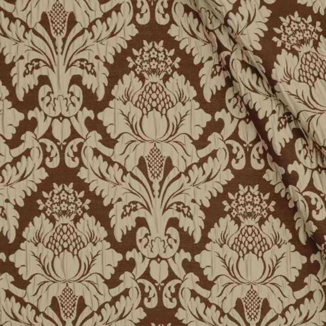 Fearless Chocolate by Mitchell Fabric #1408 - Gallantry Collection 100% POLYESTER China 15000 </p><p>Repeat: Horizontal: 7.125 and Vertical: 11 57 - Fabric Carolina -