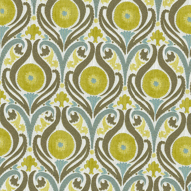 Captivate 202 Patina by ABBEYSHEA Fabric 100% Polyester China </p><p>Repeat: Horizontal: 6.8" (17.2 cm) Up the Roll and Vertical: 13.5" (34.3 cm) Across the Roll 54" (137 cm) - Fabric Carolina -