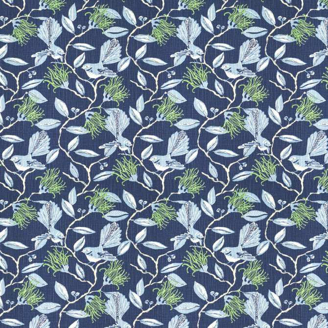 Onlooker 1 Navy by Aoc Fabric THE ART OF COLOR HERITAGE 100%COT USA Horizontal: 13.250 and Vertical: 17.500 54 in - Fabric Carolina -