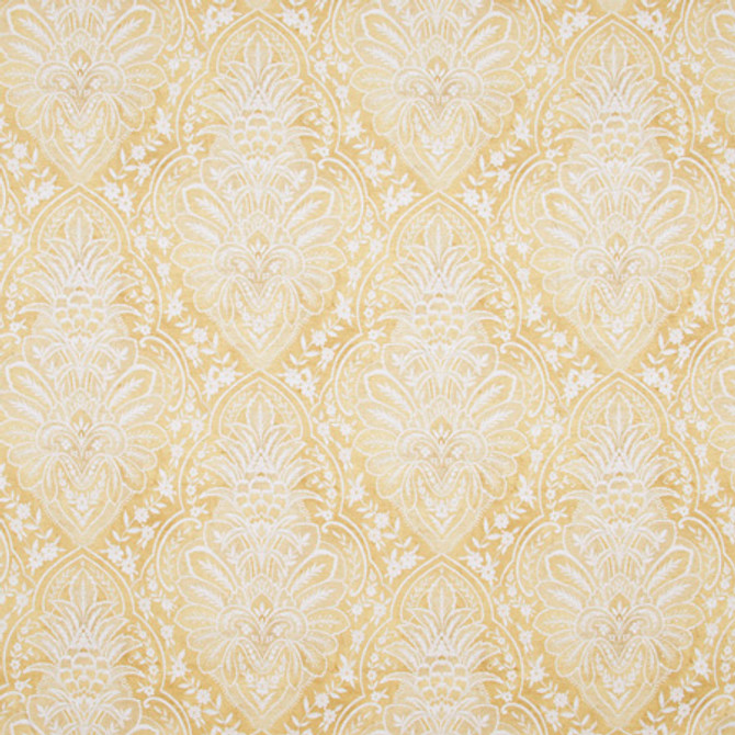 Among Friends Sunshine by Carole Fabric Lemongrass 100% Polyester Spain Passes 18,000 Circular Rubs Martindale 25" V, 18 1/8" H 54"  - Fabric Carolina -
