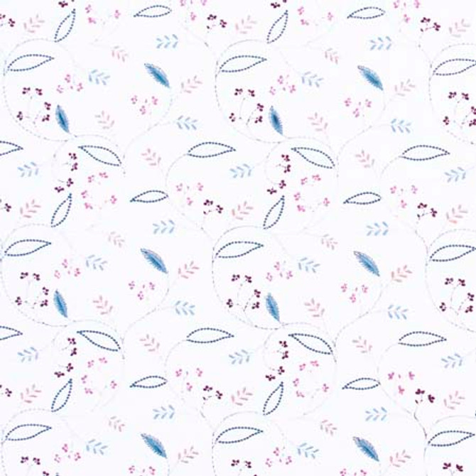 Clara Lane Garden by Carole Fabric Red Sea 52% Cotton, 48% Polyester India 30,000 Wyzenbeek Double Rubs Horizontal: 10 3/8" and Vertical: 9 1/8" V 52" - Fabric Carolina -