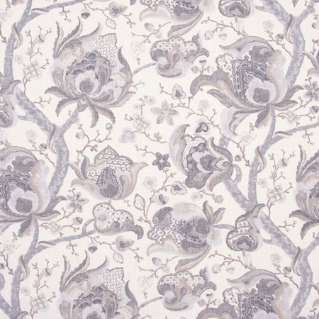 Immerse Yourself Grey by Carole Fabric White Smoke 55% Linen, 45% Rayon-SSR Finished in USA Passes 15,000 Double Rubs Wyzenbeek Horizontal: 27" and Vertical: 27" V 54" - Fabric Carolina -