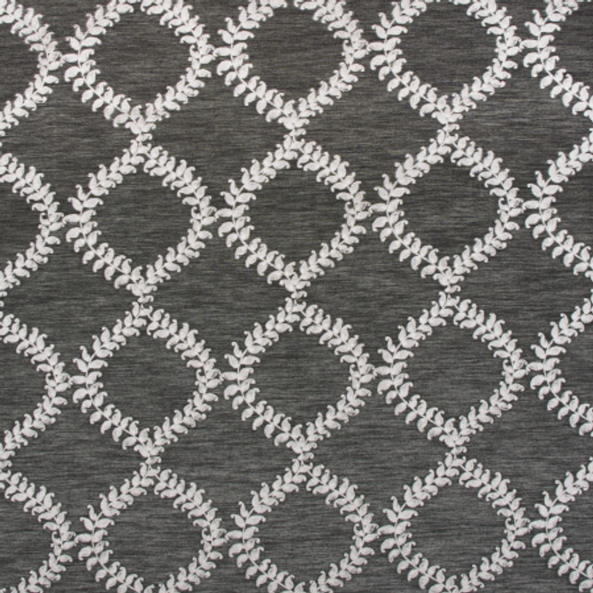 One Morning Raven by Carole Fabric SILVER FOX 67% Polyester, 33% Cotton India Passes 30,000 Double Rubs Wyzenbeek Horizontal: 9" and Vertical: 9 1/2" V 54" - Fabric Carolina -