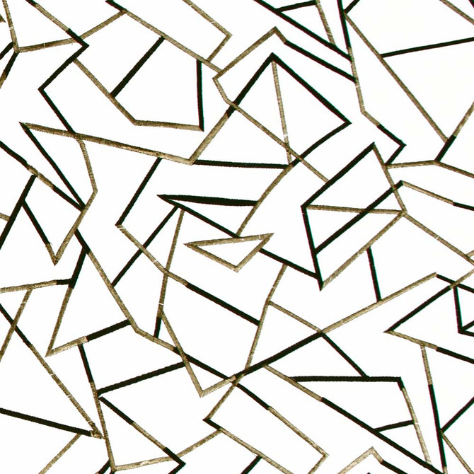 Shattered Glass Ebony by Carole Fabric Modern Edge 100% Polyester India N/A Horizontal: 25.375 and Vertical: 15.375 50.75 - Fabric Carolina -