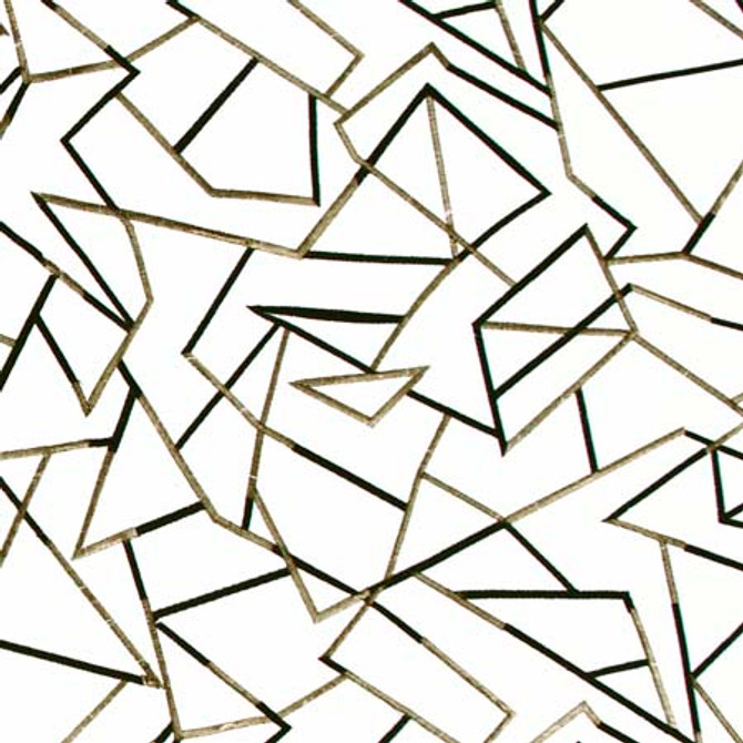 Shattered Glass Ebony by Carole Fabric Modern Edge 100% Polyester India N/A 15 3/8" V, 25 3/8" H 50.75"  - Fabric Carolina -