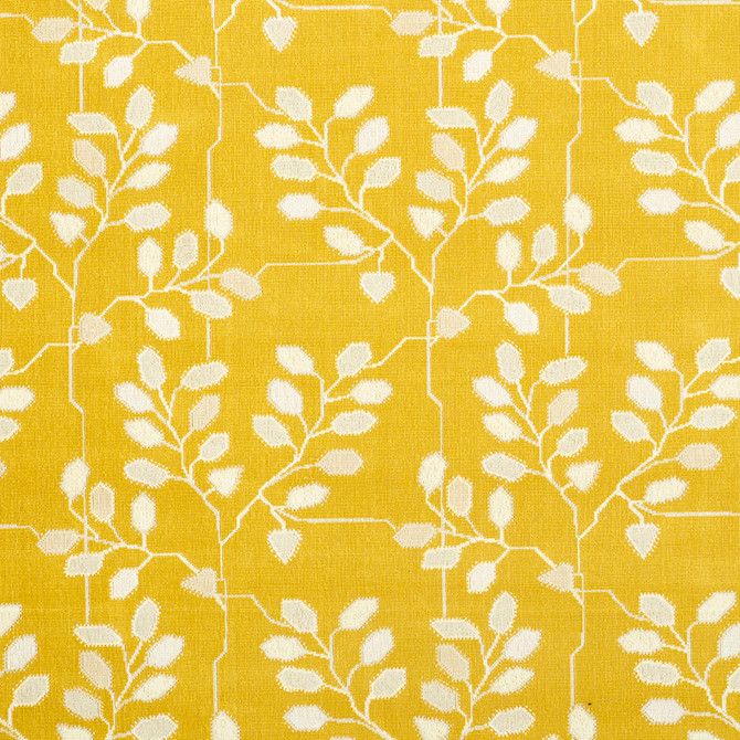 Tumble Weed Epingle Buttercup 79511 by Schumacher Fabric ESPALIER BY NEISHA CROSLAND COTTON 90% POLYESTER 10% BELGIUM </p><p>Repeat: Horizontal: 19 5/8" (50CM) and Vertical: 13 3/8" (34CM) 53.5 - Fabric Carolina -