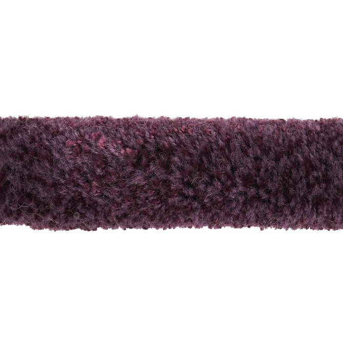Tuft Braid Tape Aubergine 79732 by Schumacher Trim Neisha Crosland - Fabric Carolina -