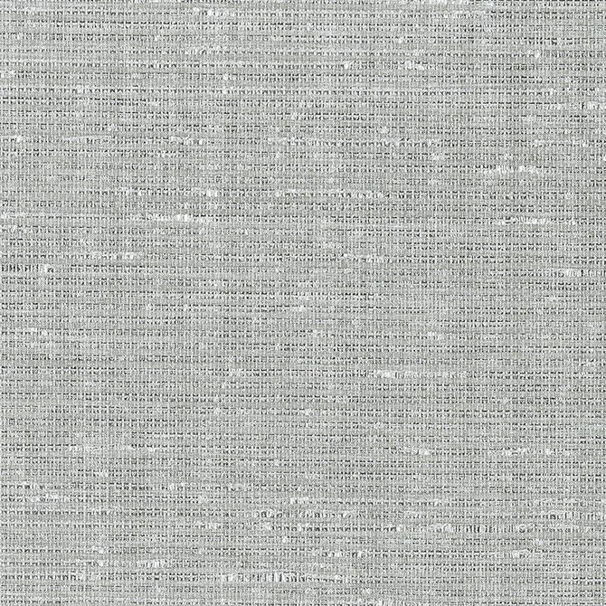 Anodized Raffia Platinum 5007780 by Schumacher Wallpaper Quiet Beauty - Fabric Carolina -