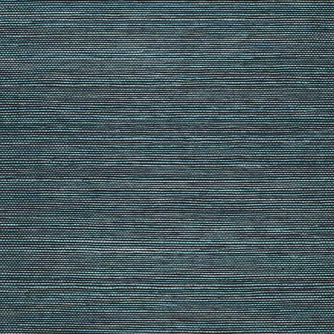 Haruki Sisal Peacock 5004712 by Schumacher Wallpaper Essential - Fabric Carolina -